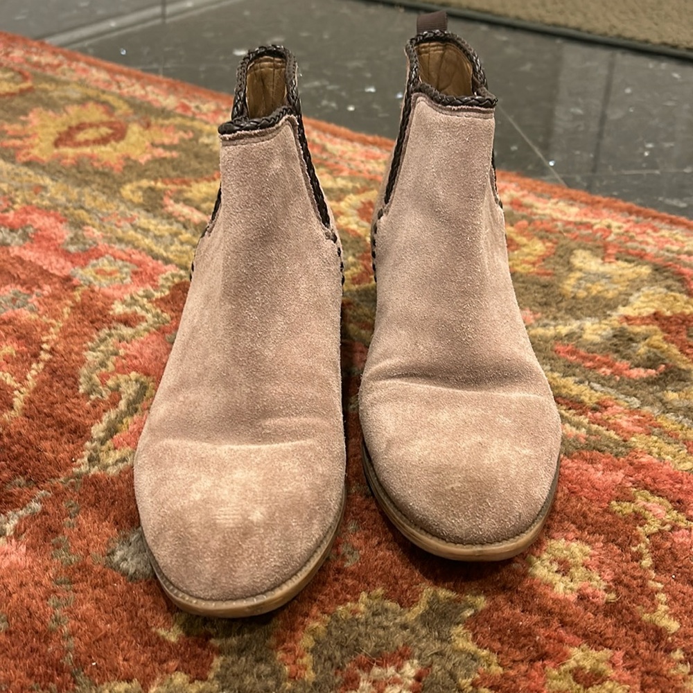 Franco sarto low rise boots